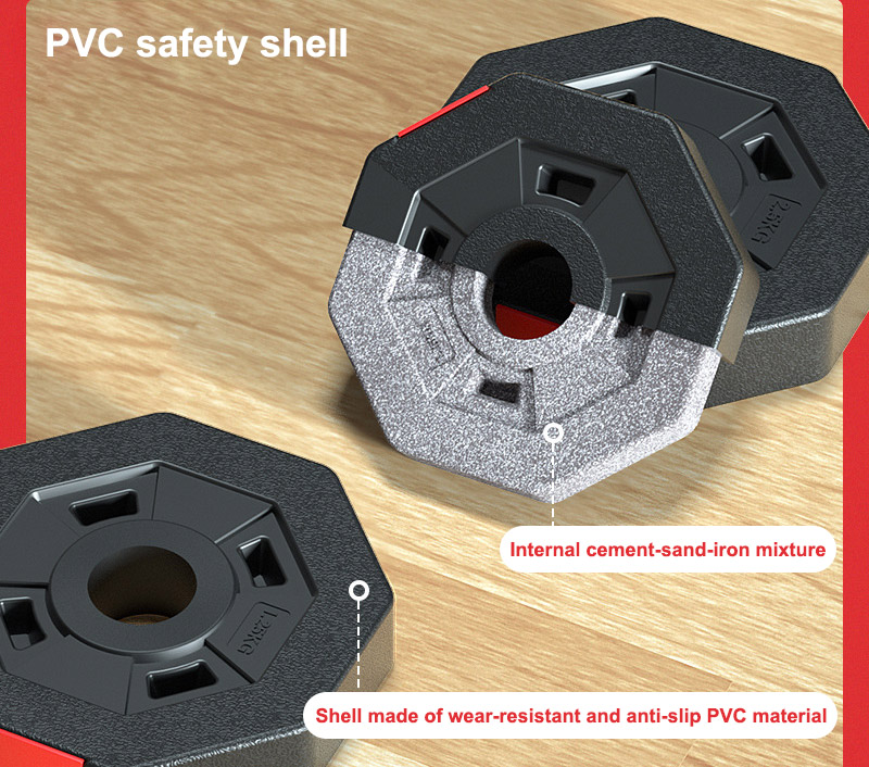 Eco-Friendly Octagonal Dumbbell Set