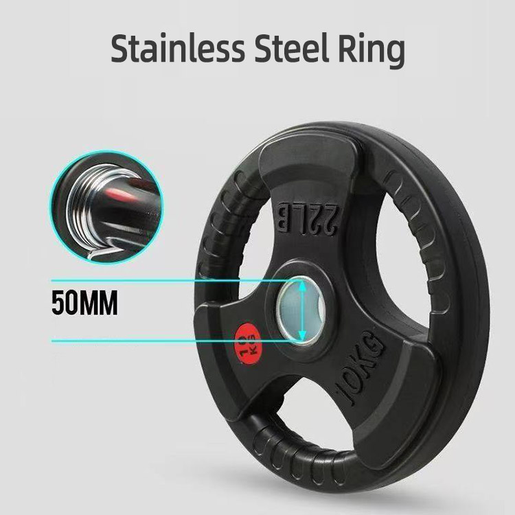 Rubber-Coated 3-Hole Plate