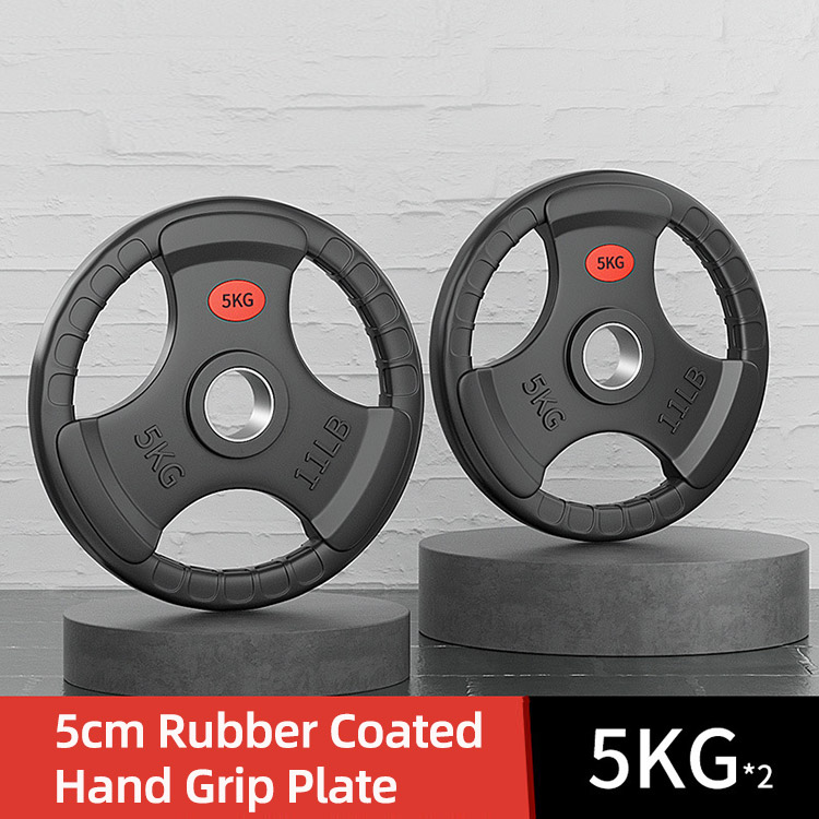 Rubber-Coated 3-Hole Plate